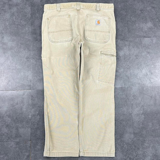 Carhartt 2000s dungaree workwear comfort fit cargo trousers