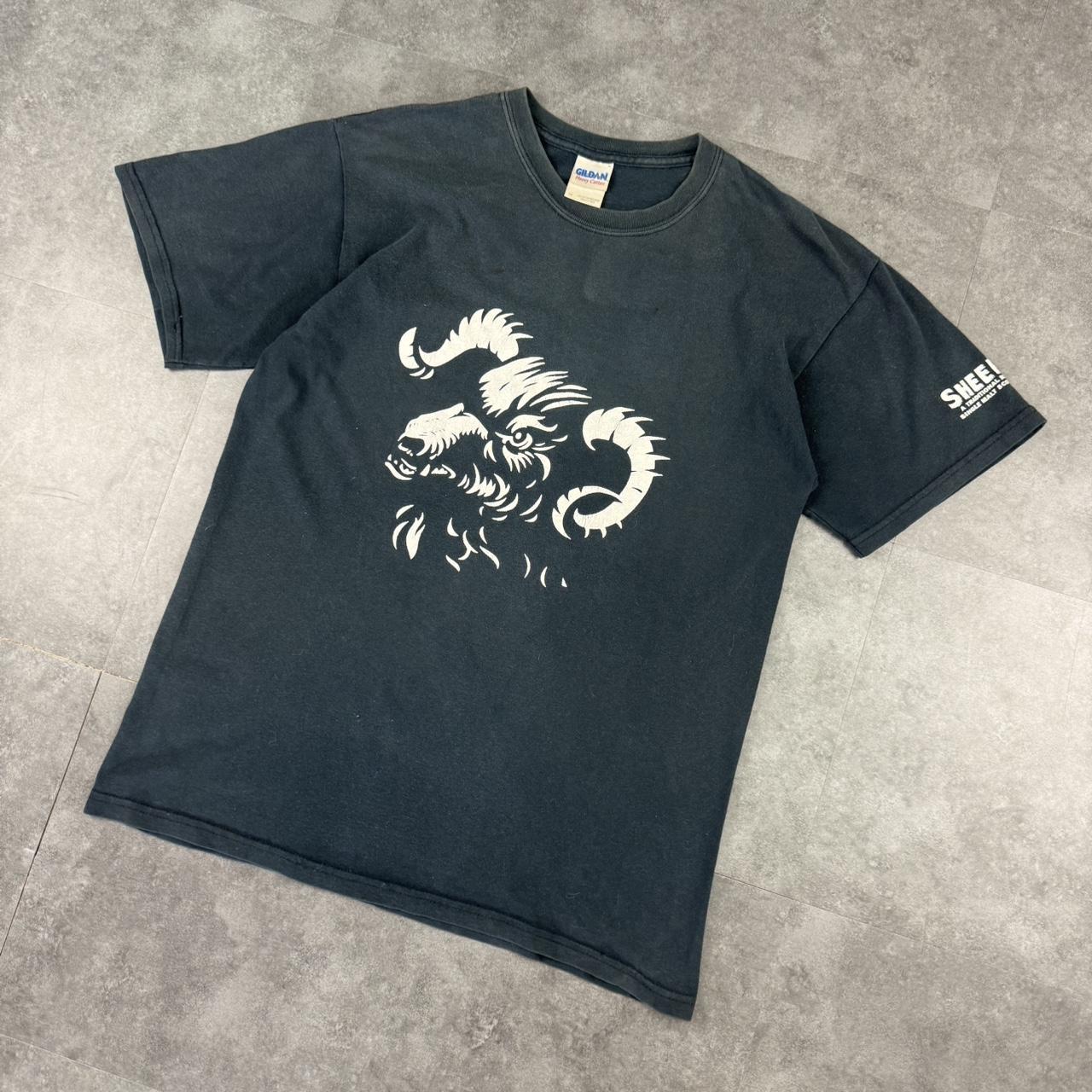 Gildan Sheep dip whisky 2000s graphic print T shirt