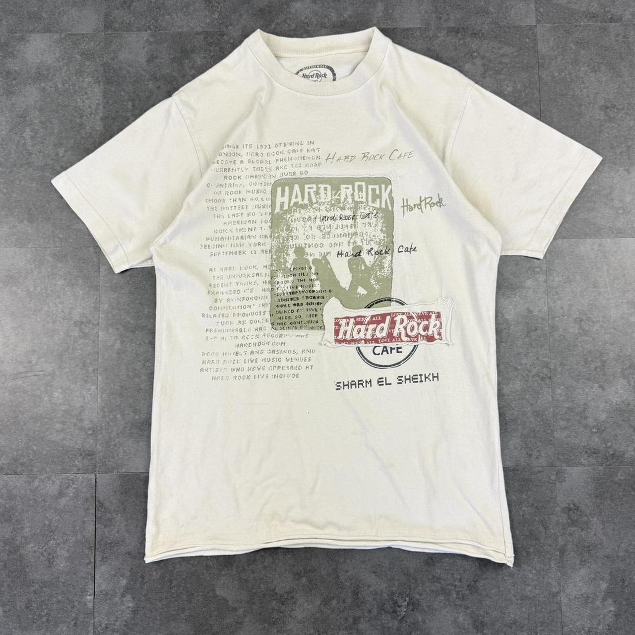 Hard Rock Cafe T 2000s Sharm El Sheikh Print Logo design graphic T shirt