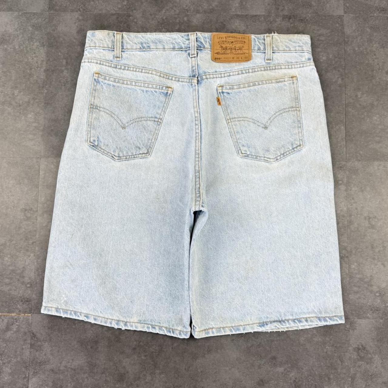Rare Levi’s 90s orange tab 550 baggy skate denim short Jorts