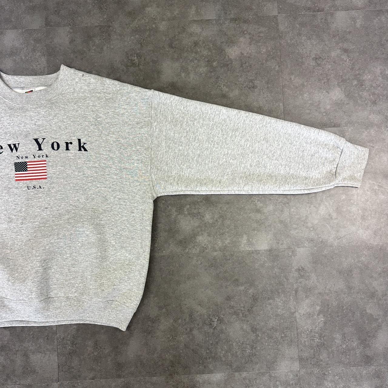 Vintage Fruit of The Loom Best 90s Printed New York sweatshirt
