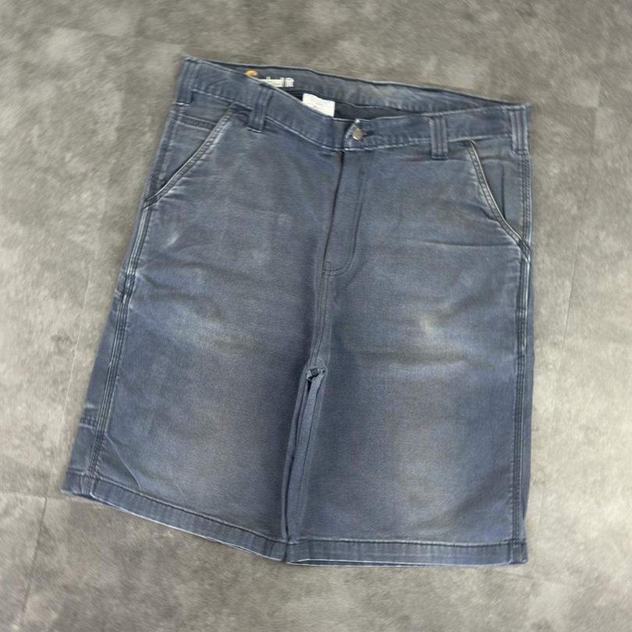 Carhartt 2000s dungaree workwear comfort fit cargo shorts