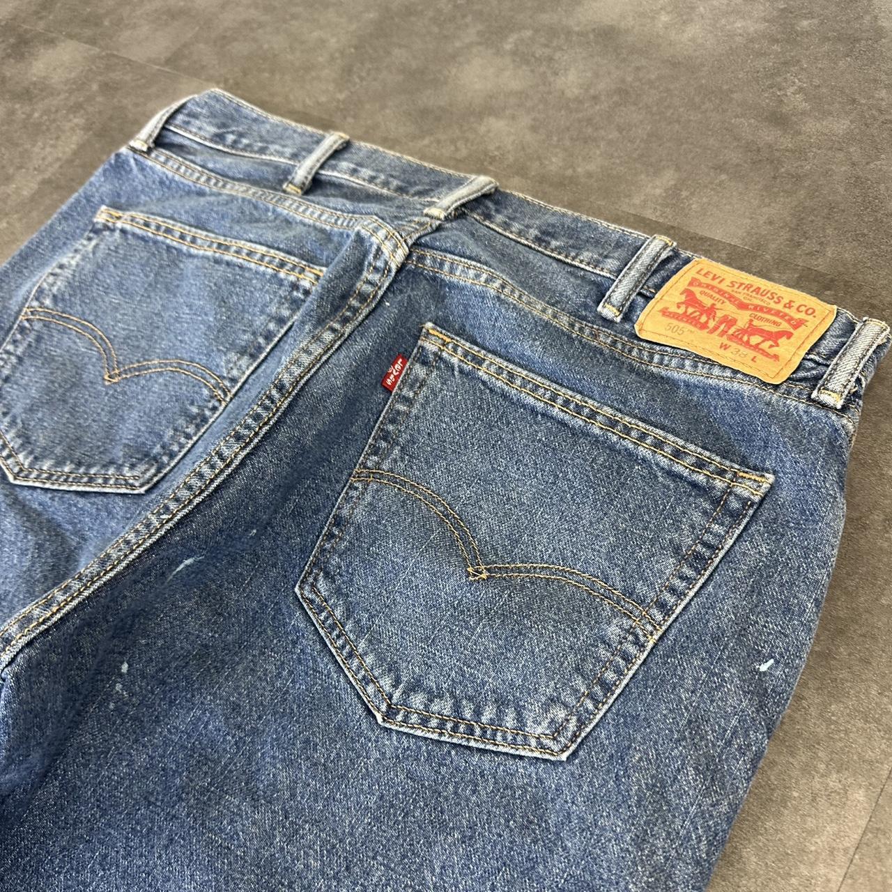 Levi 2000s 505 carpenter baggy skate denim short Jorts