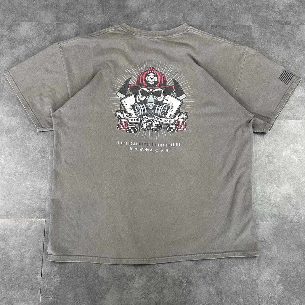 Gildan T Y2K 90s print graphic Federal Resources logo T shirt