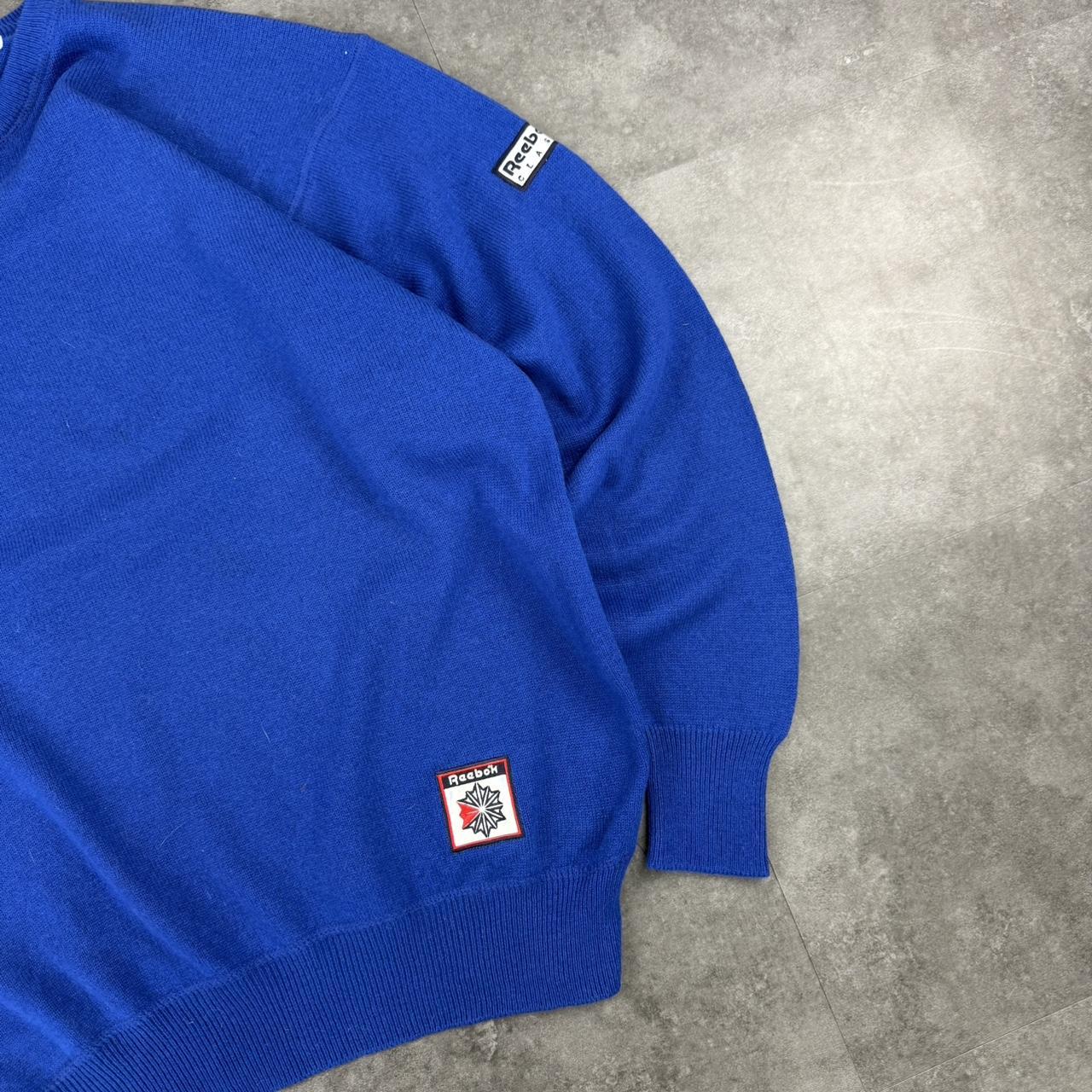 Reebok classic vintage 90s acrylic pullover jumper sweatshirt