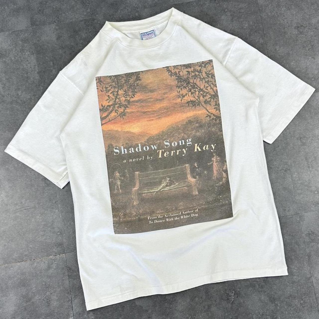 All Sport 2000s Shadow Song Book Print graphic T shirt