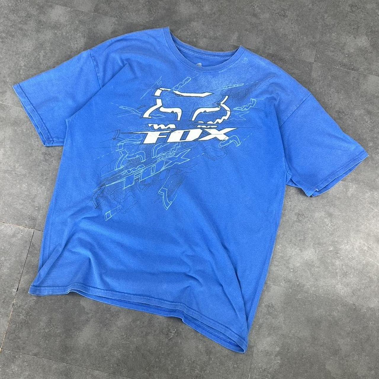 Fox Racing T 2000s Print Logo graphic T shirt