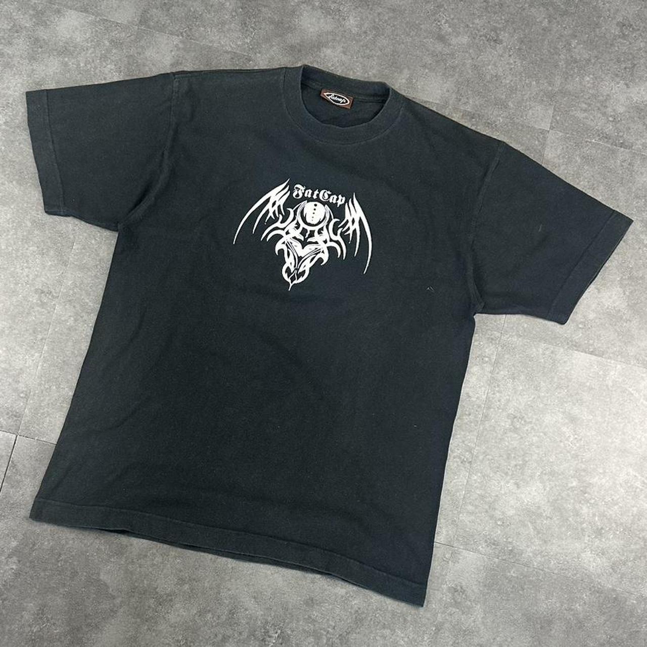 Fatcap T 2000s Print Logo Tattoo design Printed T shirt