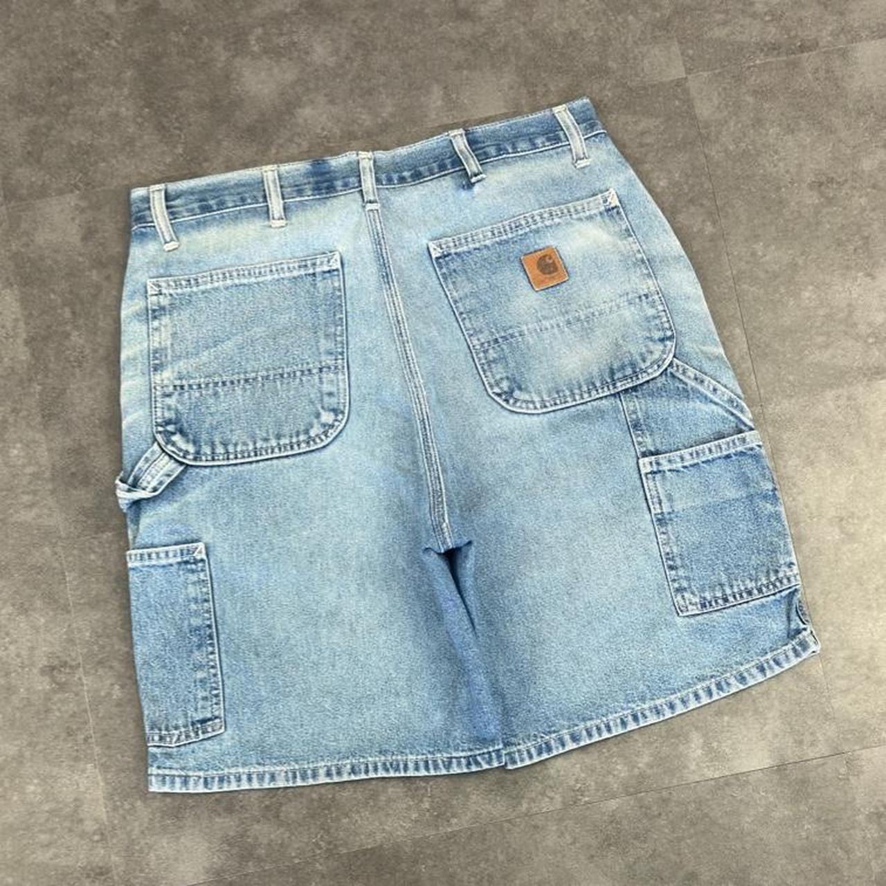 Carhartt 2000s dungaree workwear comfort fit cargo shorts