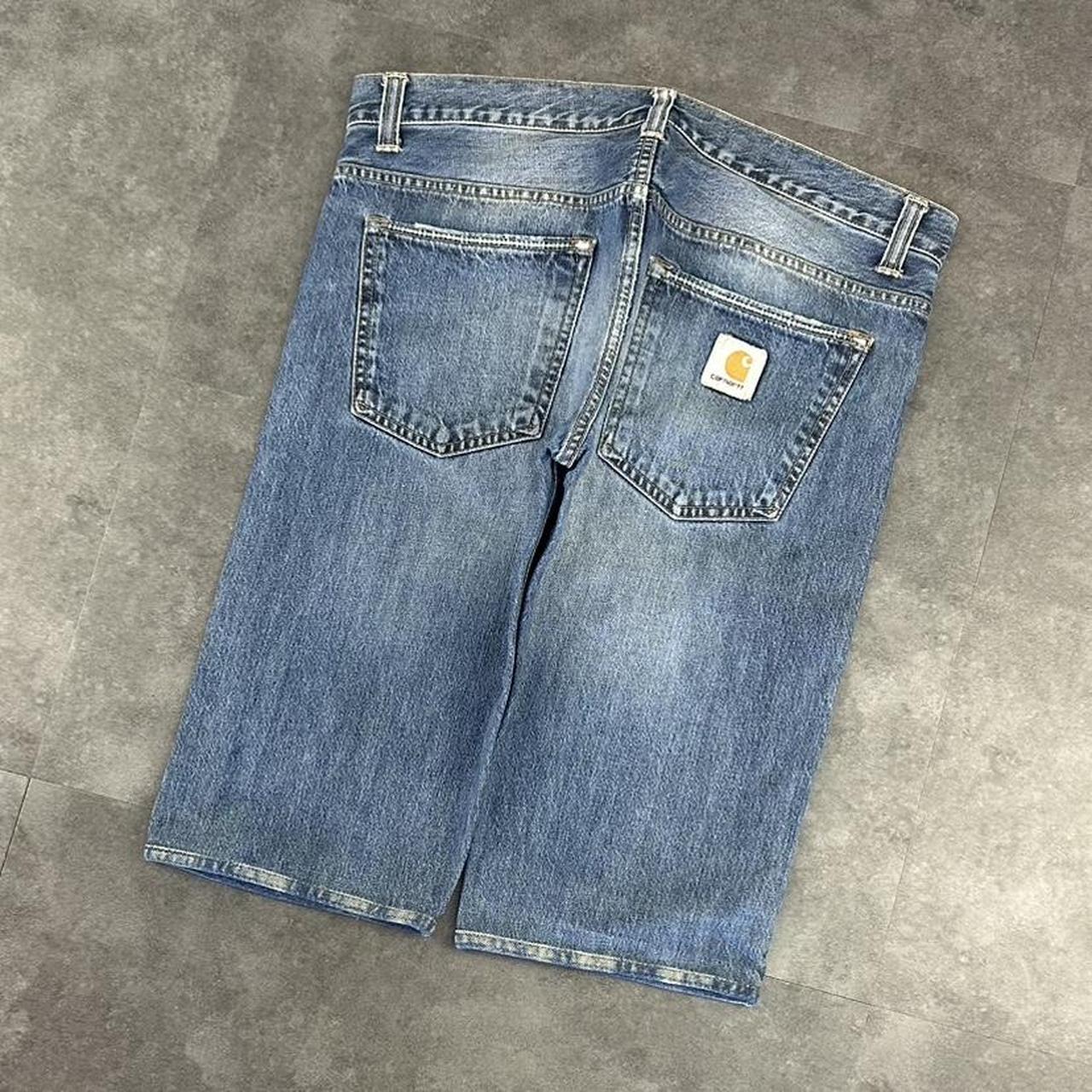 Carhartt 2000s dungaree workwear comfort fit cargo shorts