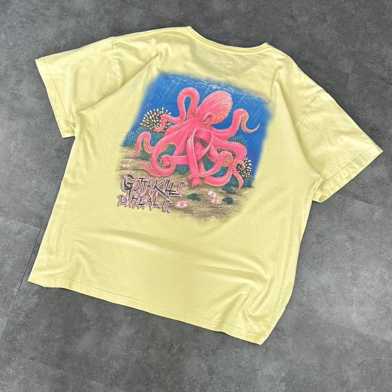 Gotta kill it to heal it T 2000s Y2K logo print Breast Cancer Awareness logo