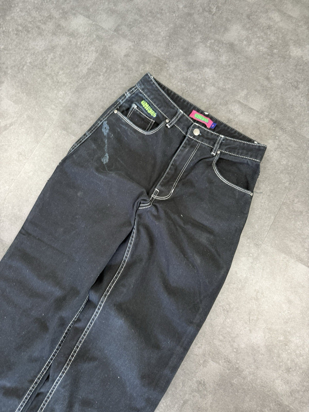 Empyre 2000s Hip Hop Grunge Baggy Jeans 90s Y2K Vintage Carpenter Jeans 28W 31L