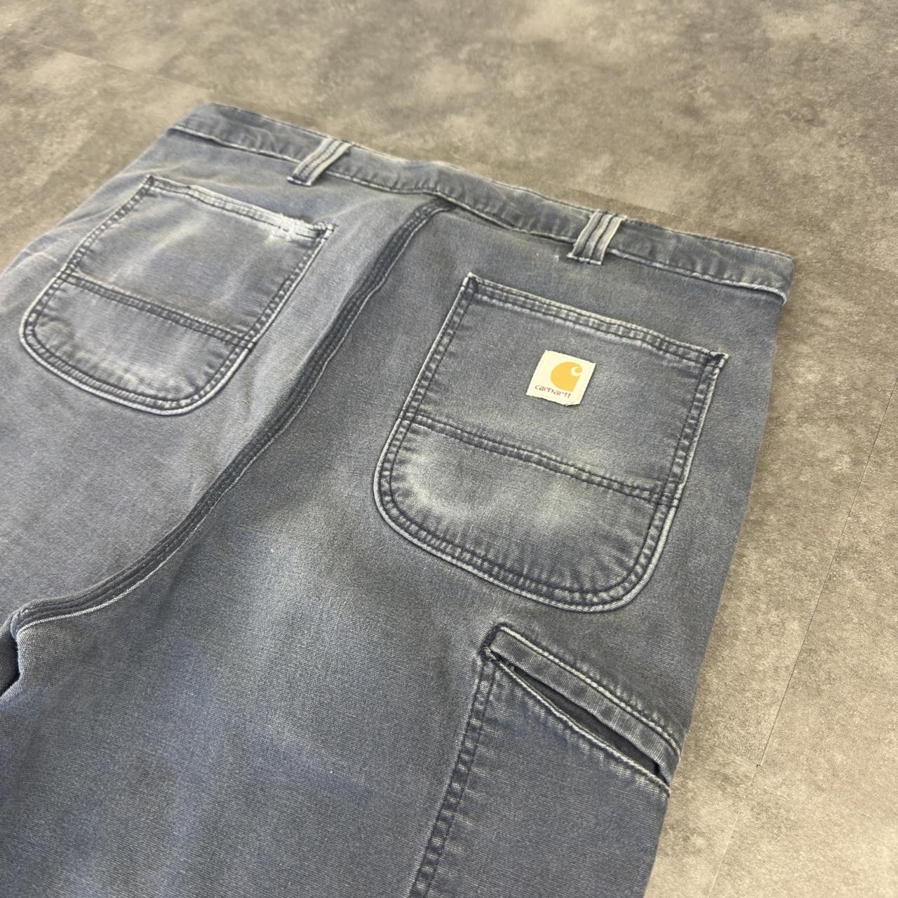 Carhartt 2000s dungaree workwear comfort fit cargo shorts