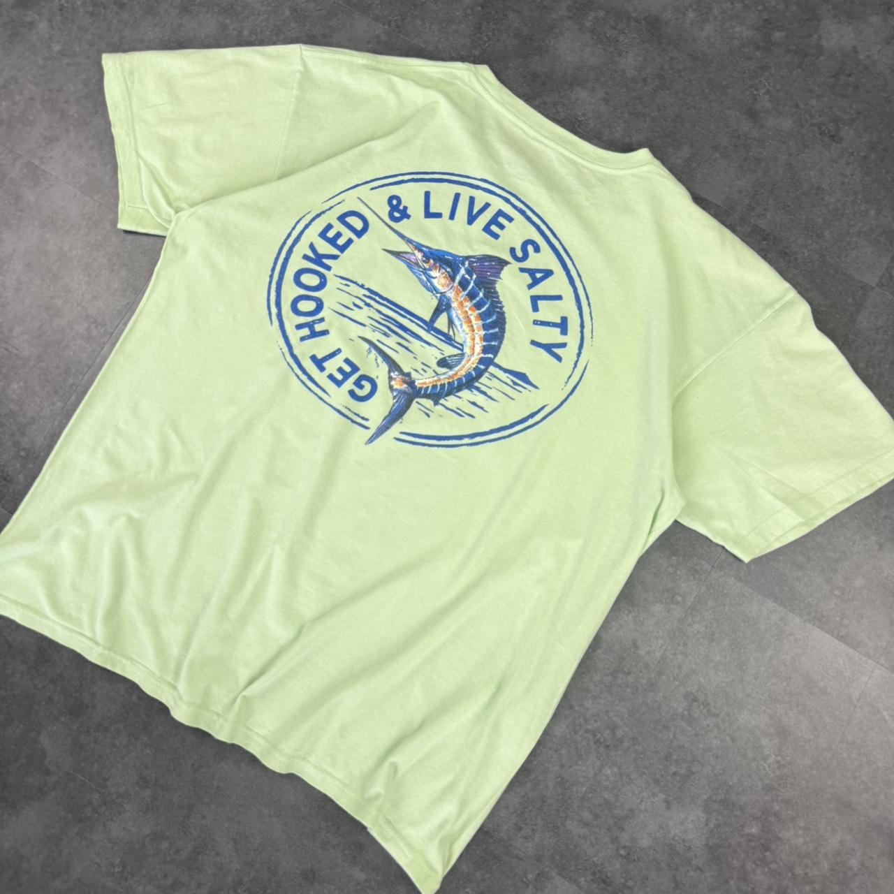 Salt Life 2000s surf Y2K logo print graphic T shirt