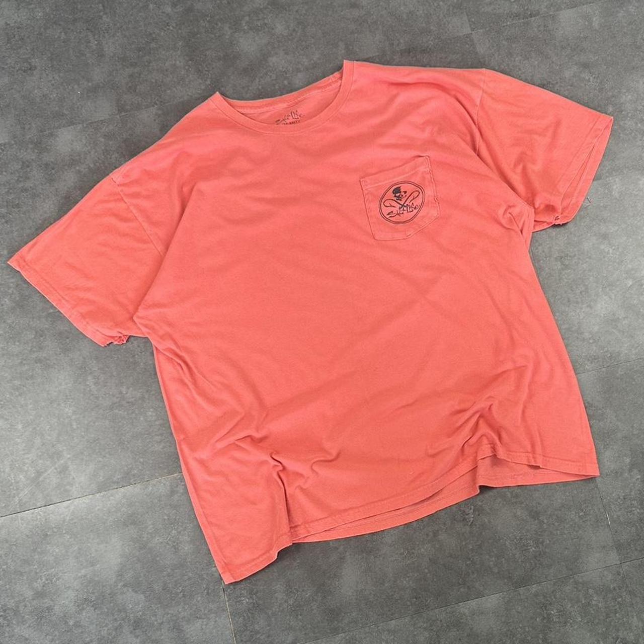 Salt Life T 2000s Print Logo graphic embroidered pocket T shirt