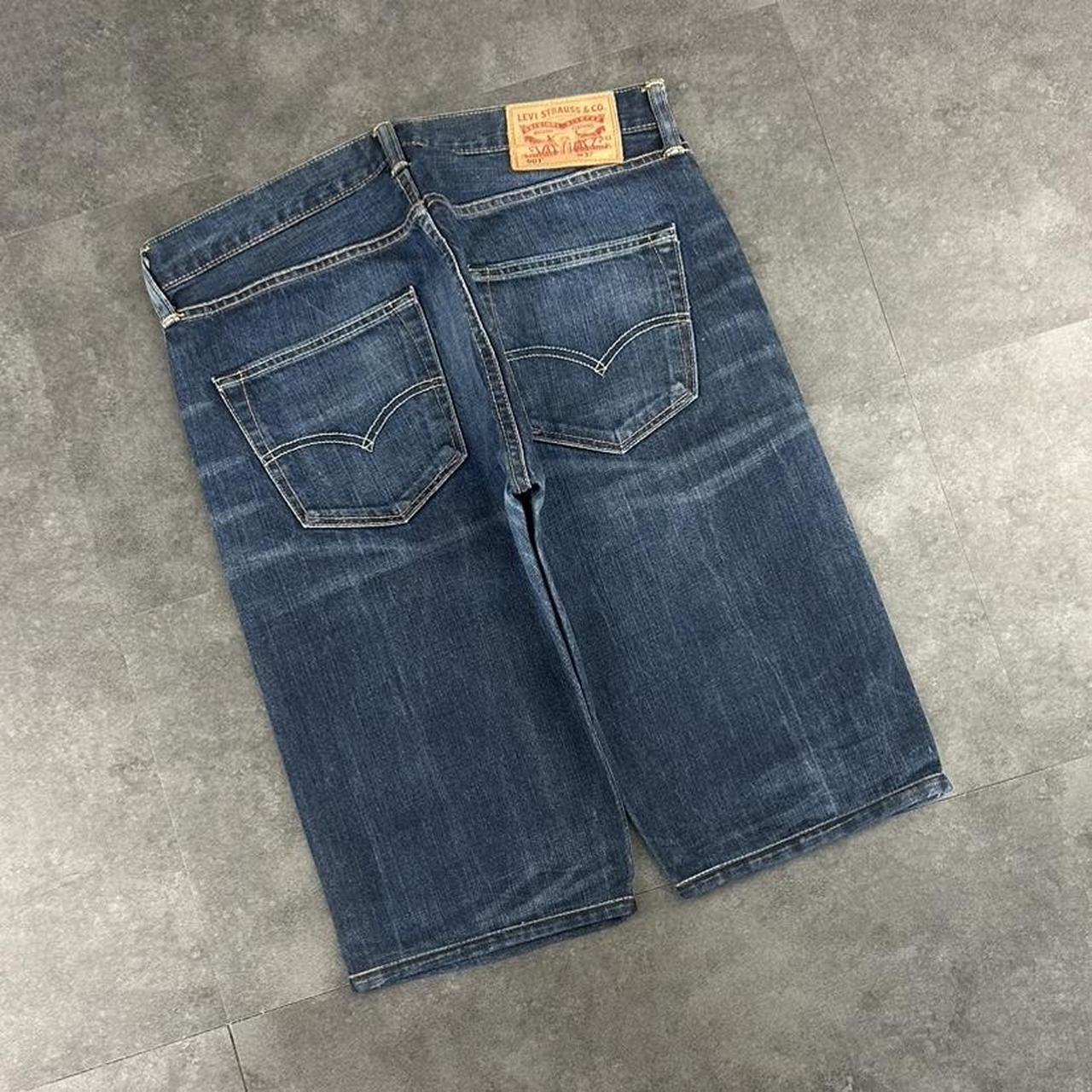 Levi’s 501 2000s dungaree workwear comfort fit denim shorts jorts