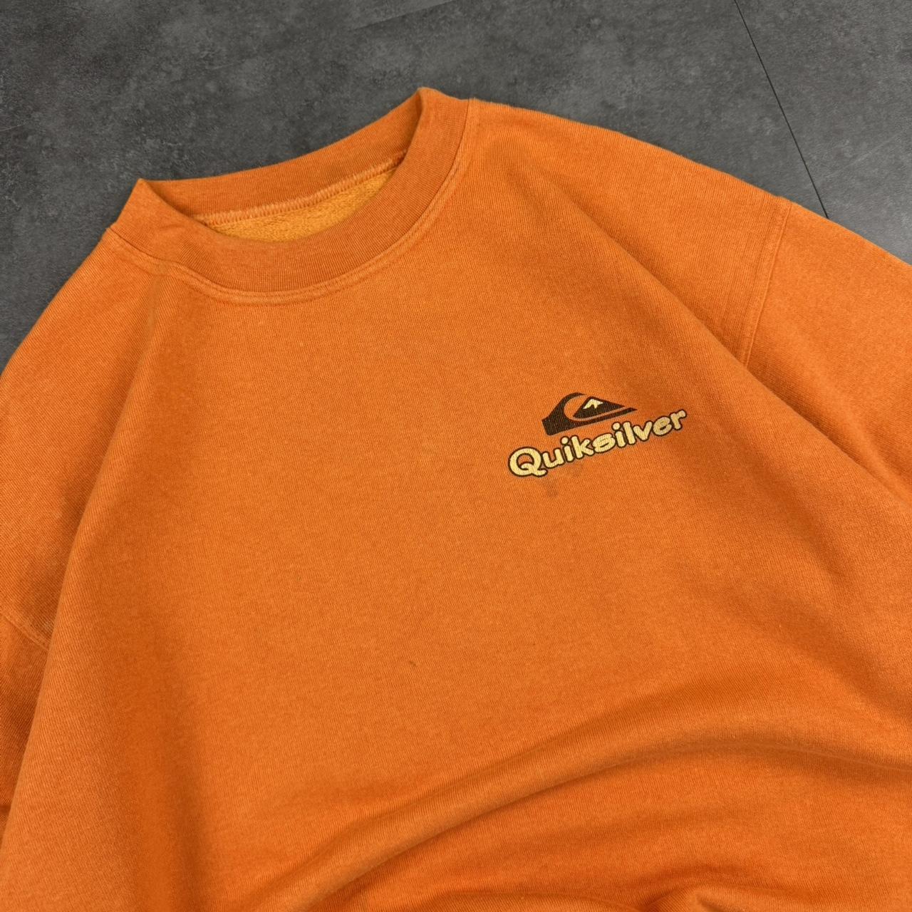Quiksilver Vintage 2000s Surfwear company y2k spellout sweatshirt