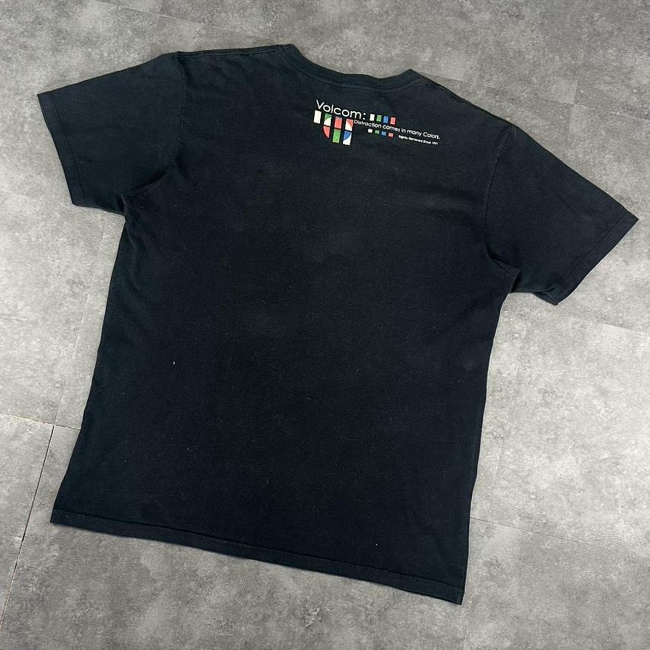 Volcom T 2000s Print RGB Arty Logo graphic T shirt