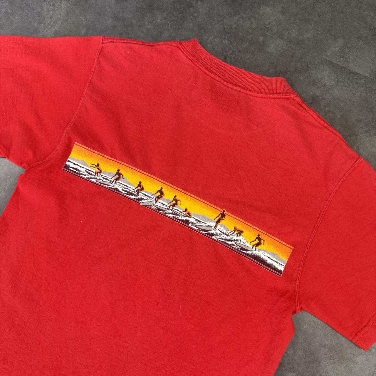 Hawaii 2000s surf Logo design graphic T shirt