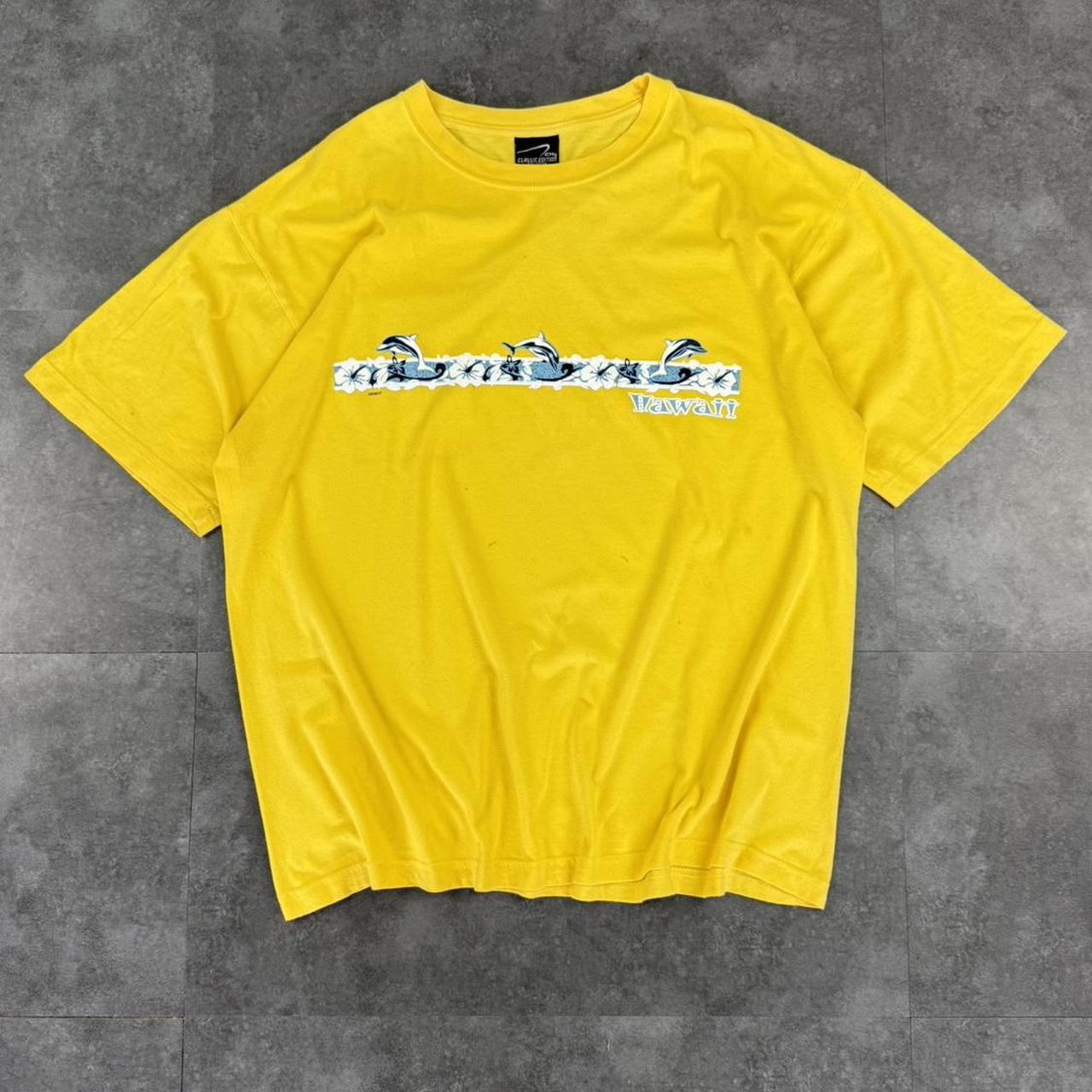 Hawaii 2000s CH classic edition dolphin print graphic logo streetwear T shirt