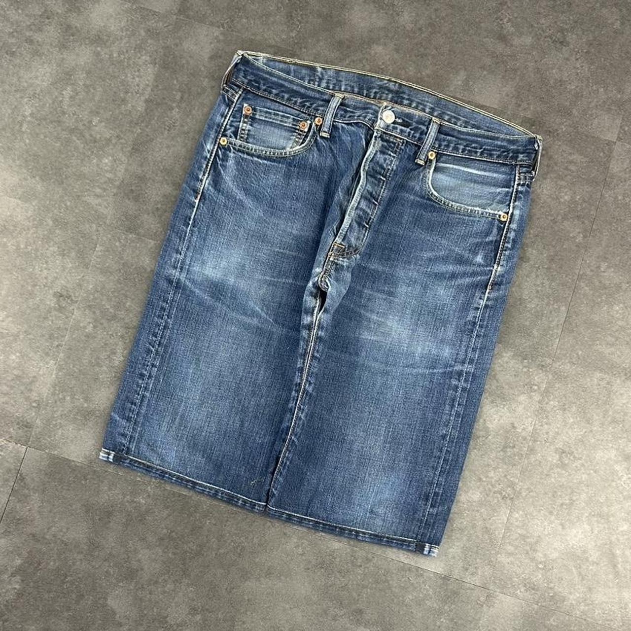 Levi 2000s 501 carpenter baggy skate denim short Jorts