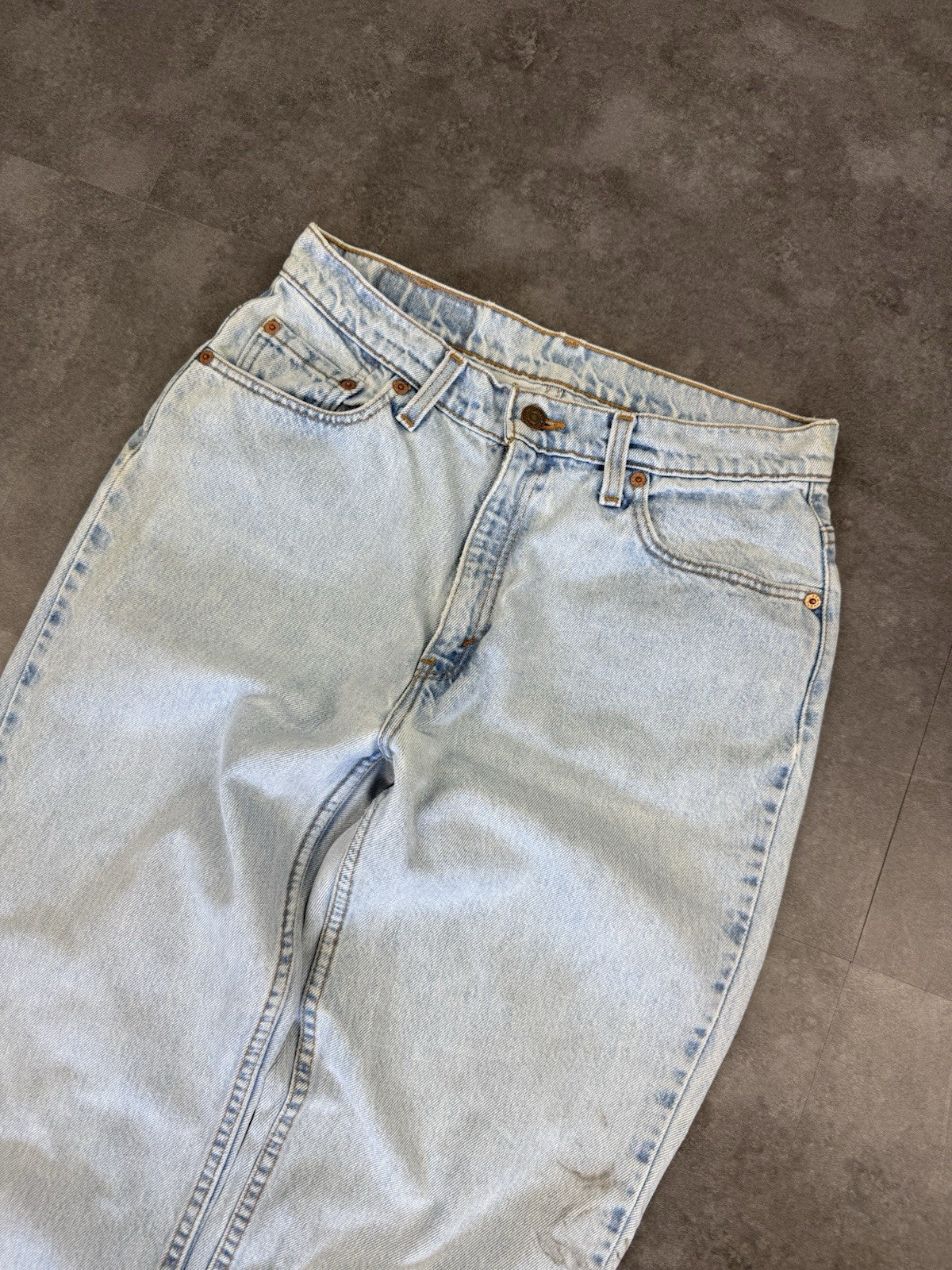 Levi's Vintage 90s 512 Jeans Mens Blue Slim Tapered light wash W28 L28