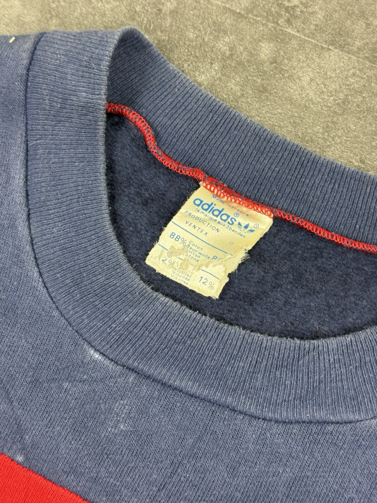 Adidas Rare Germany 80s Deutscher Fussball Bund Sweatshirt France Made Football