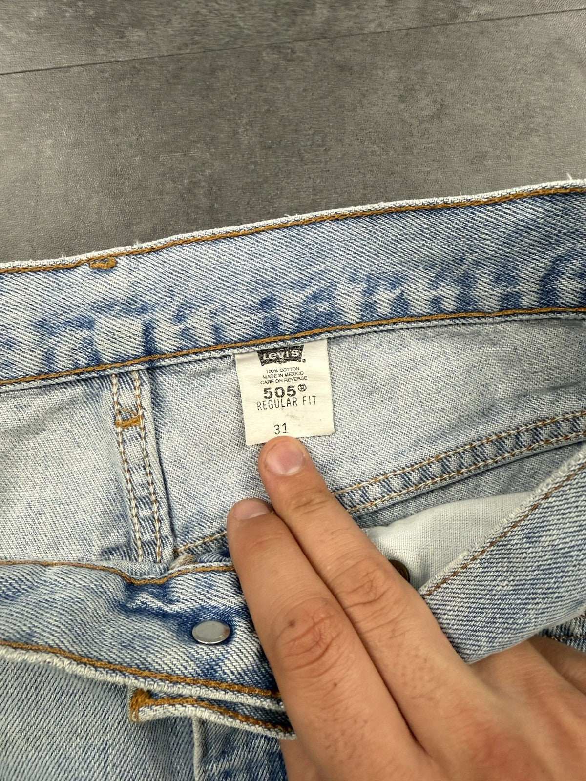 Levi's 505 Vintage Baggy Straight Jorts 90s Y2K Denim Jeans Shorts 31W