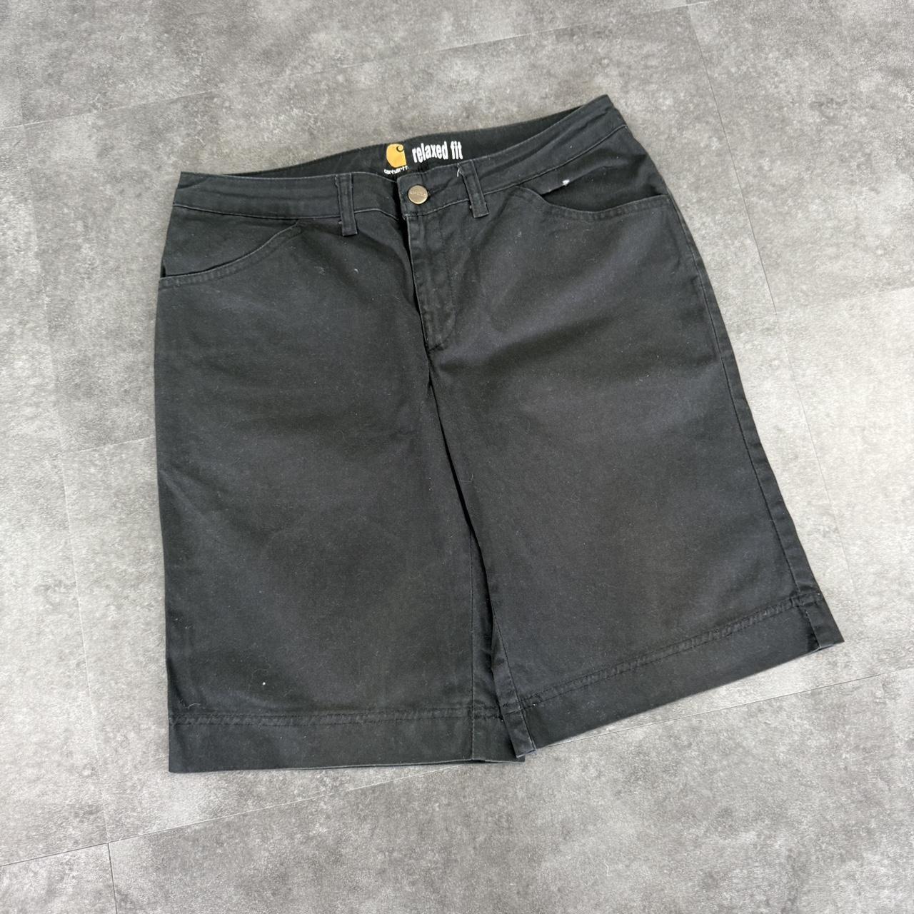 Carhartt 2000s dungaree workwear comfort fit cargo shorts
