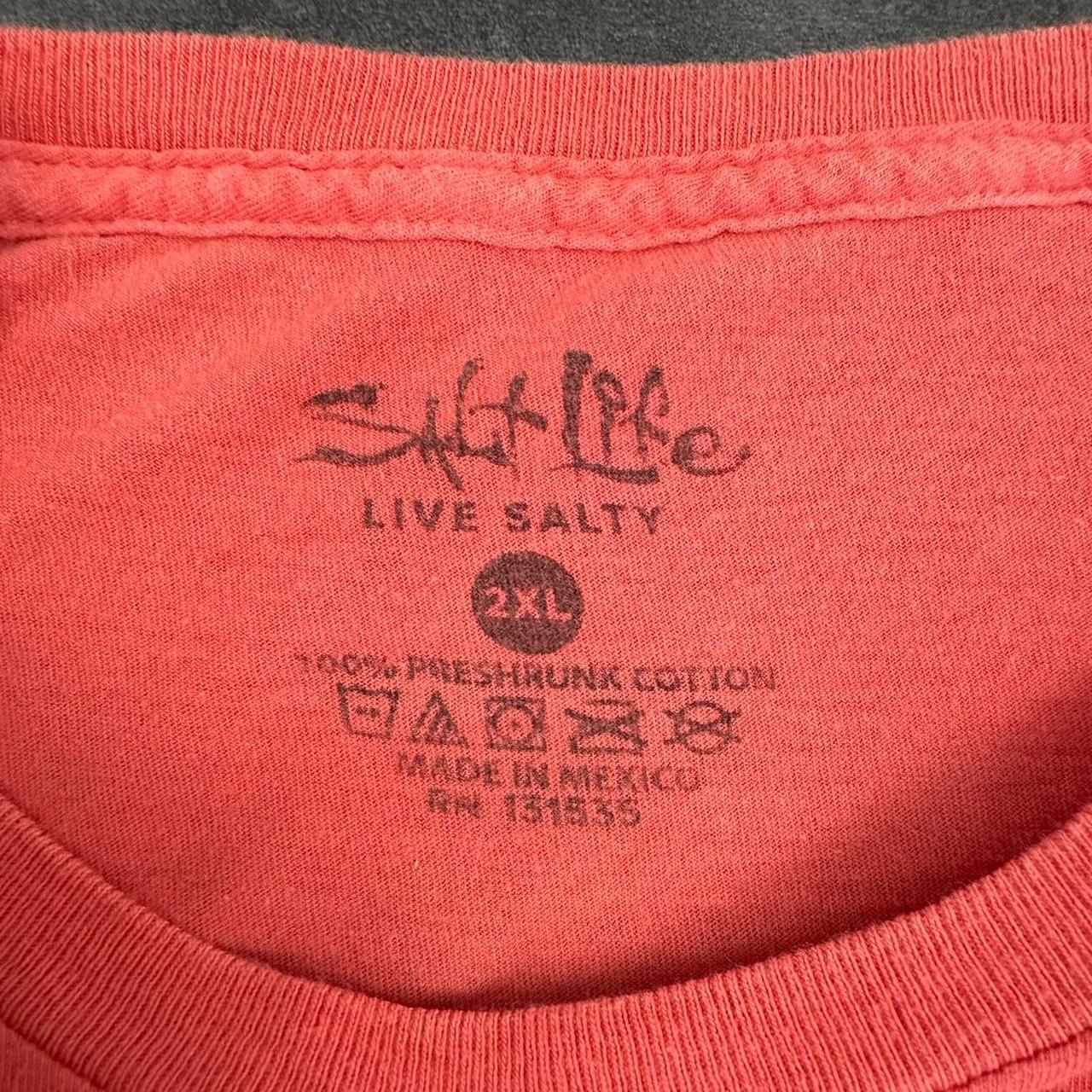 Salt Life T 2000s Print Logo graphic embroidered pocket T shirt