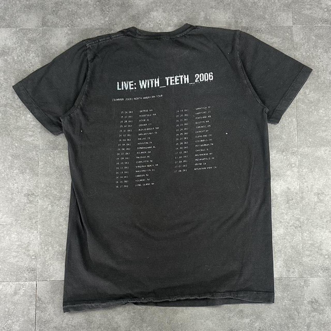Nine Inch Nails Tour 2000s logo Print Logo graphic T shirt
