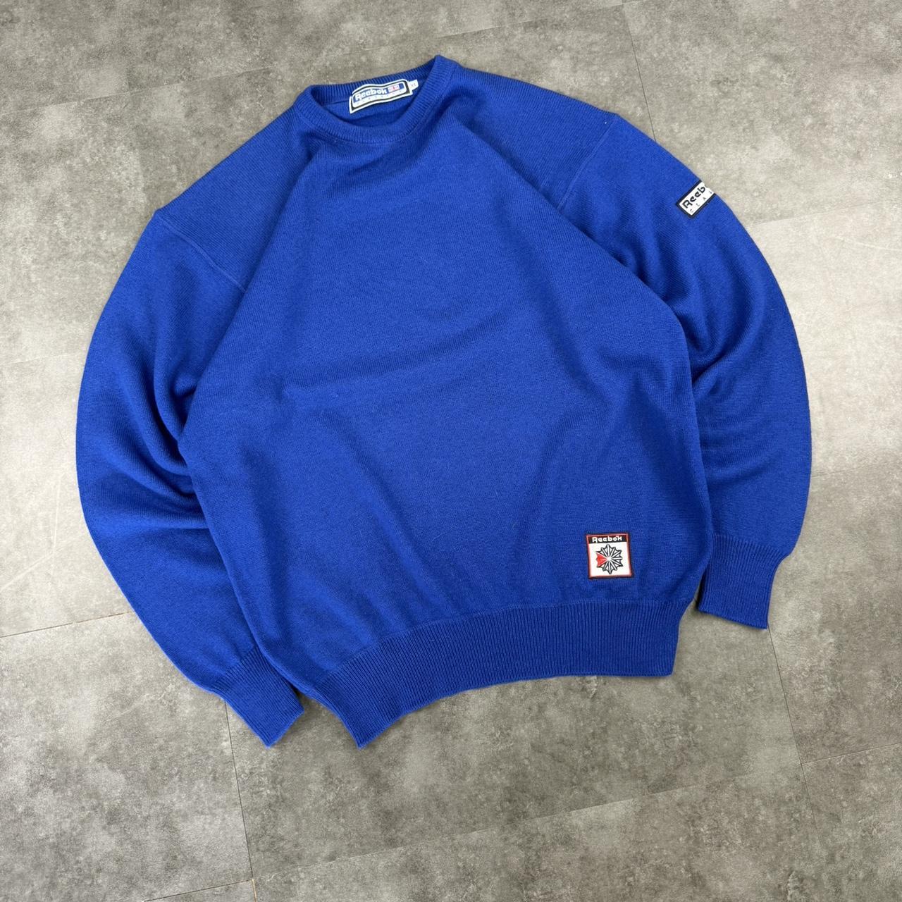 Reebok classic vintage 90s acrylic pullover jumper sweatshirt