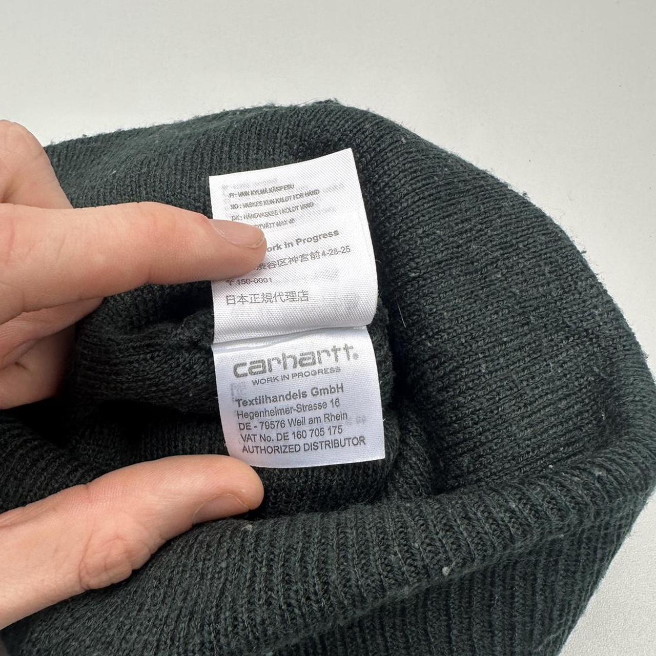 Carhartt 2000s vintage Surfwear Skater embroidered logo beanie hat