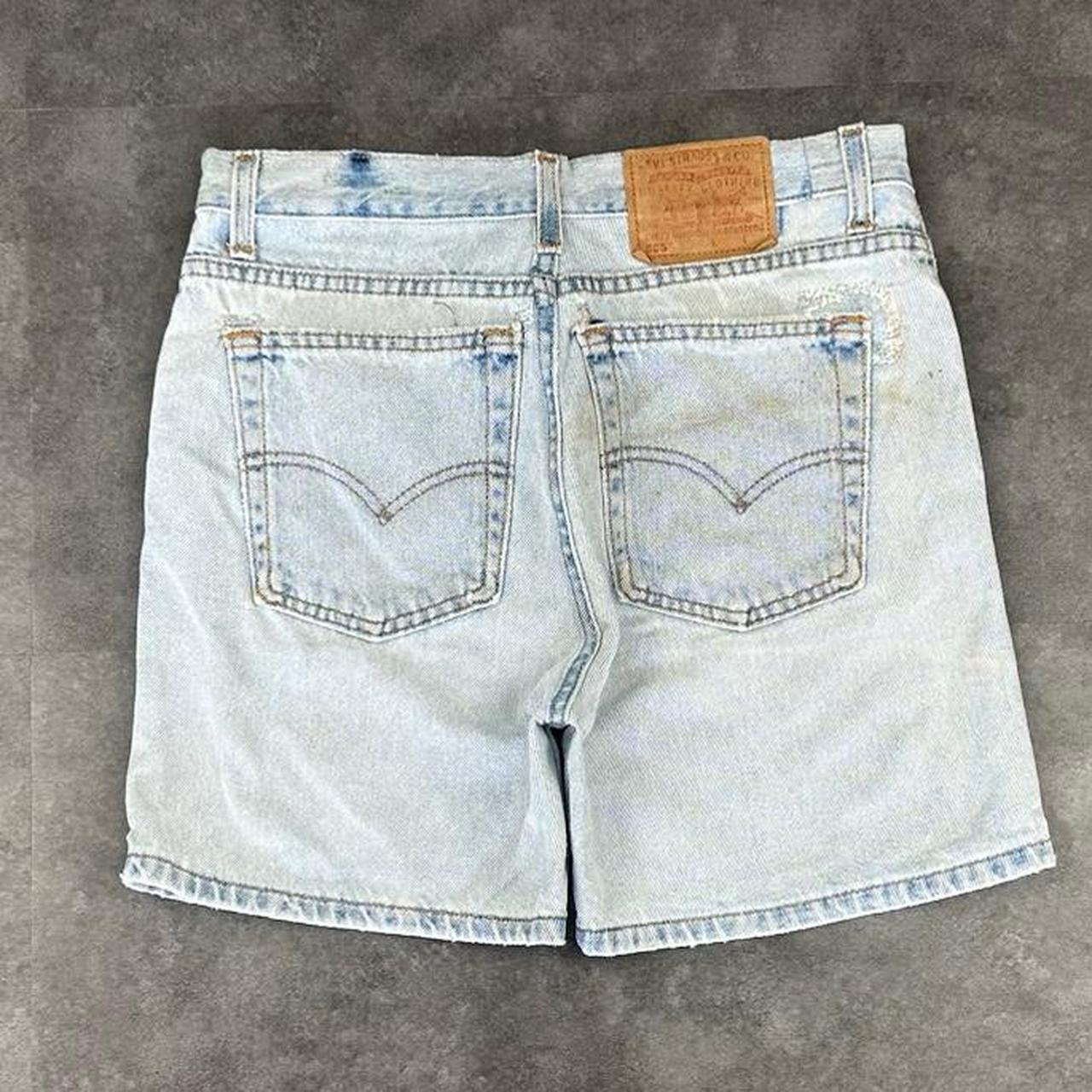 Levi 2000s 555 carpenter dungaree baggy Jorts