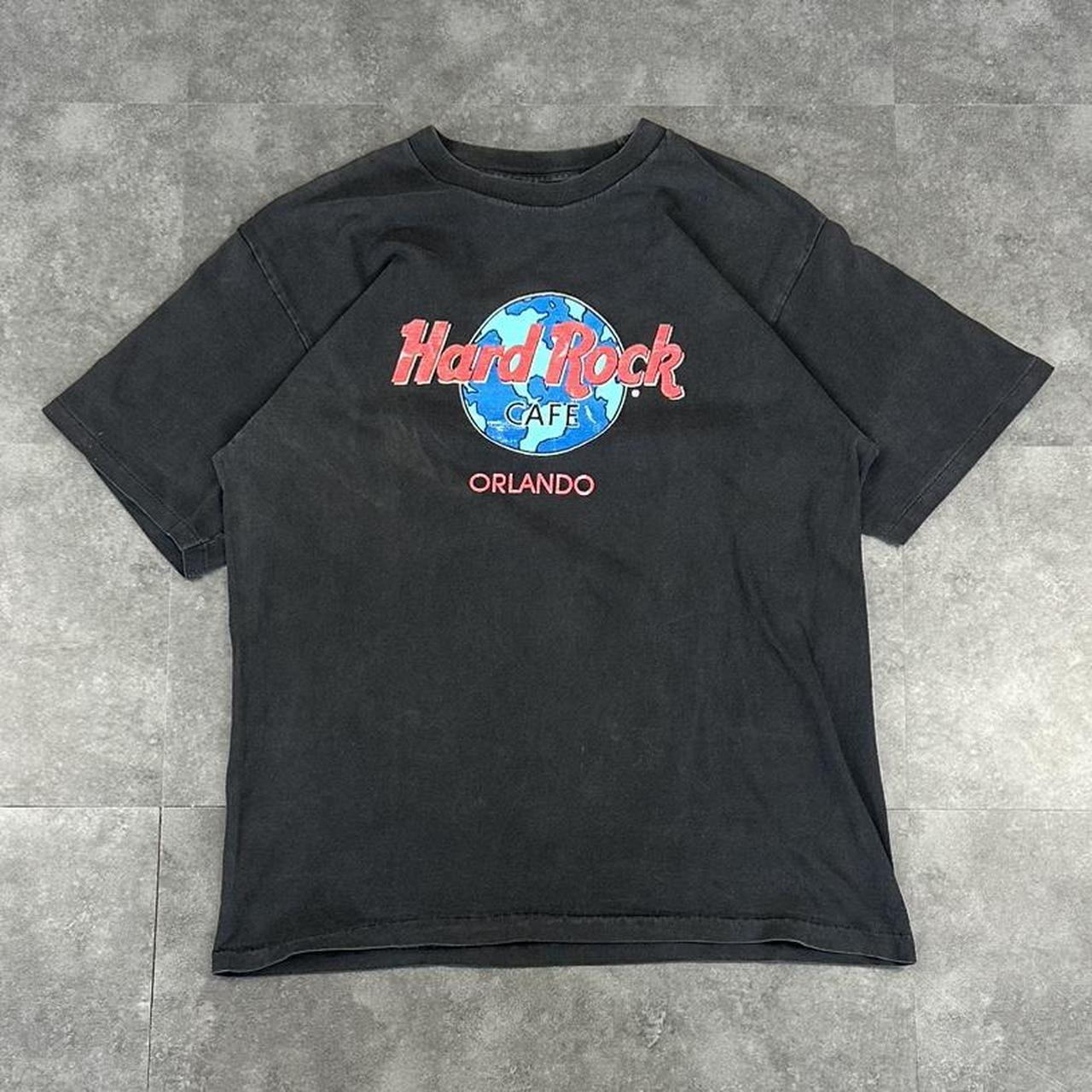 Hard Rock Cafe Orlando T 2000s Y2K logo print design