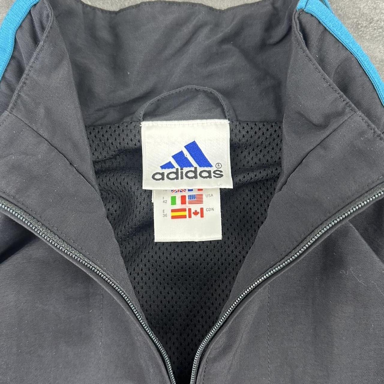 Adidas Vintage 90s button up waterproof Jacket / windbreaker