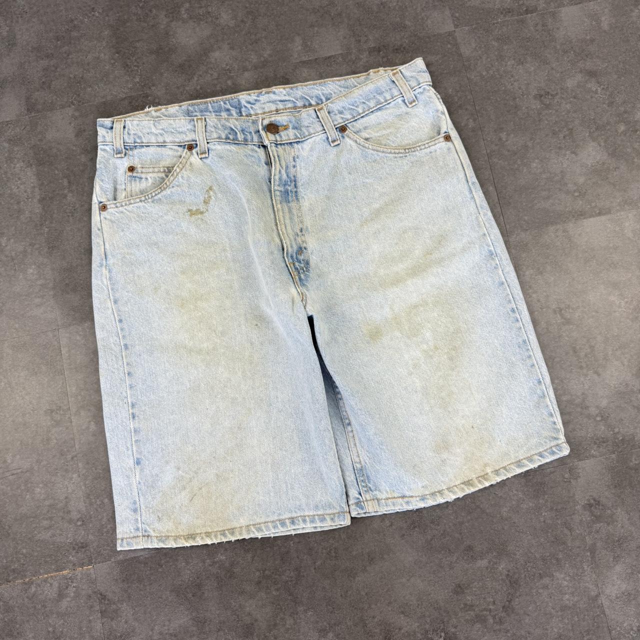 Rare Levi’s 90s orange tab 550 baggy skate denim short Jorts