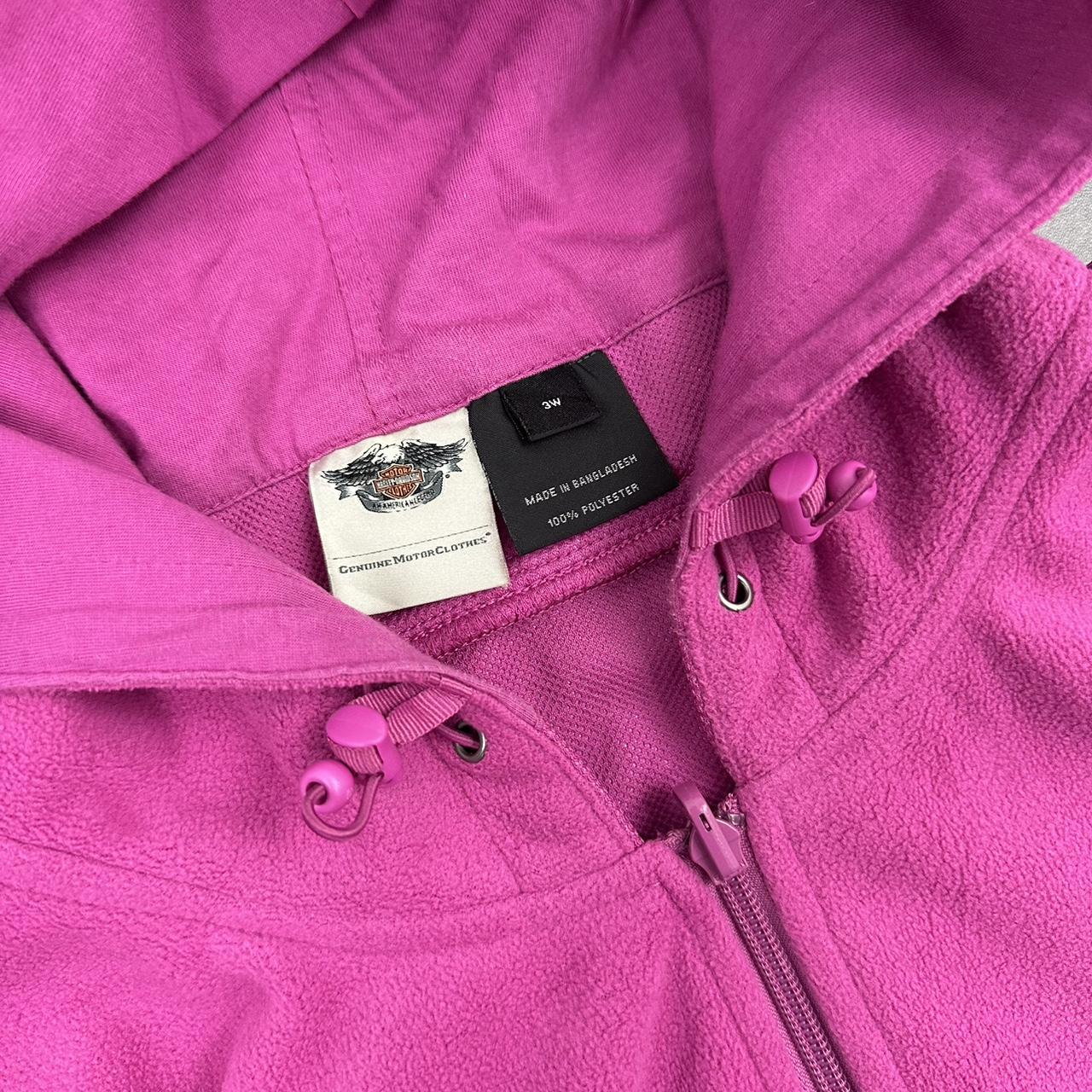 2000s Harley Davidson zip up fleece sweatshirt hoodie