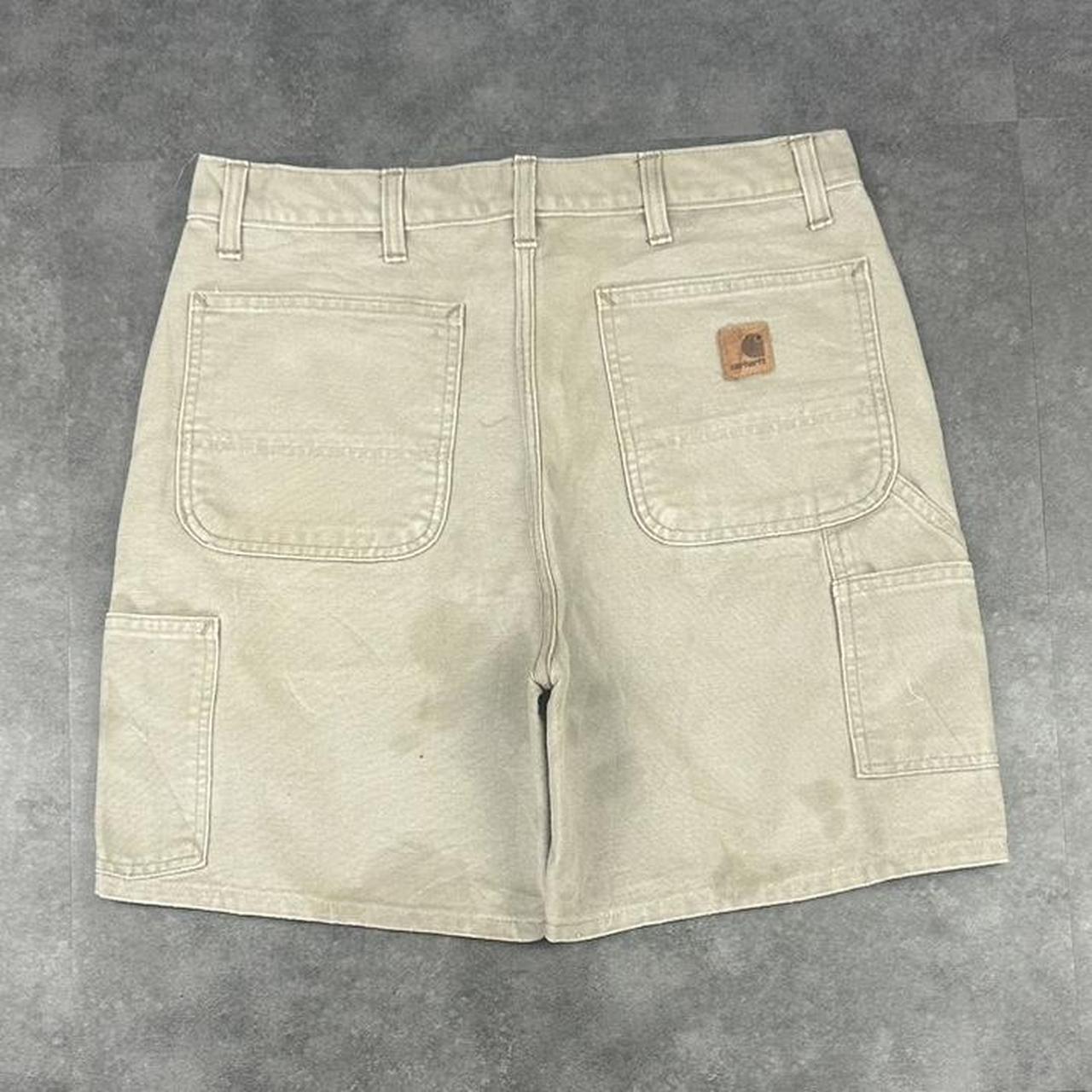 Carhartt 2000s dungaree workwear comfort fit cargo shorts