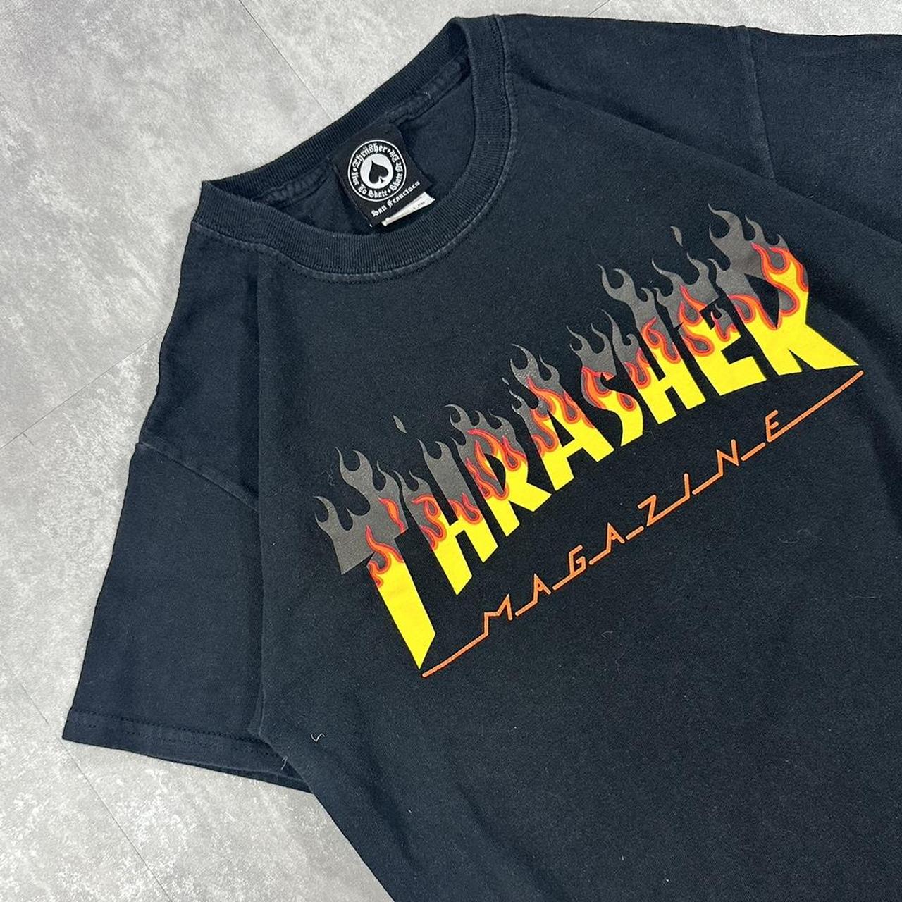 2000s Black Thrasher shirt