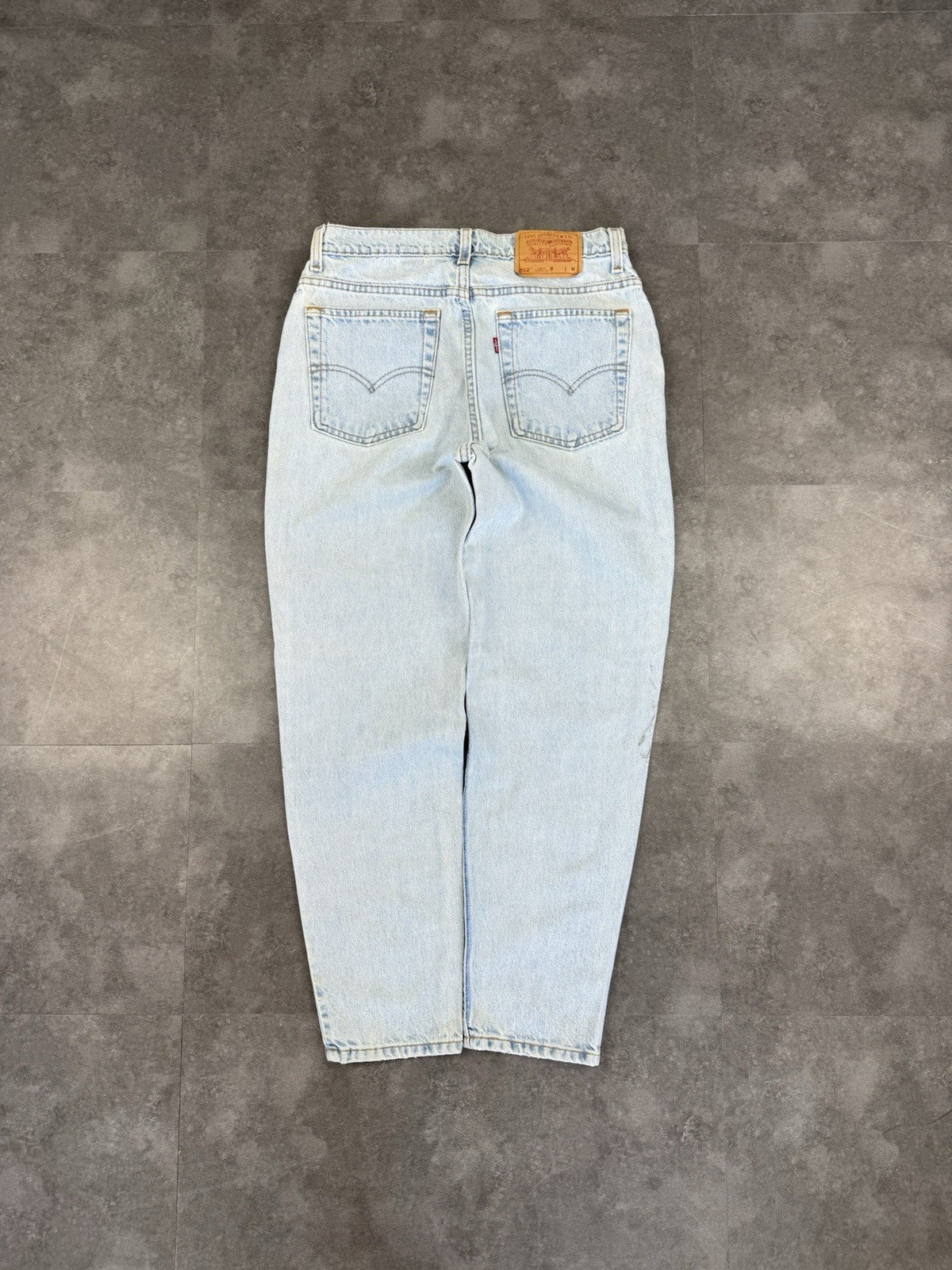 Levi's Vintage 90s 512 Jeans Mens Blue Slim Tapered light wash W28 L28
