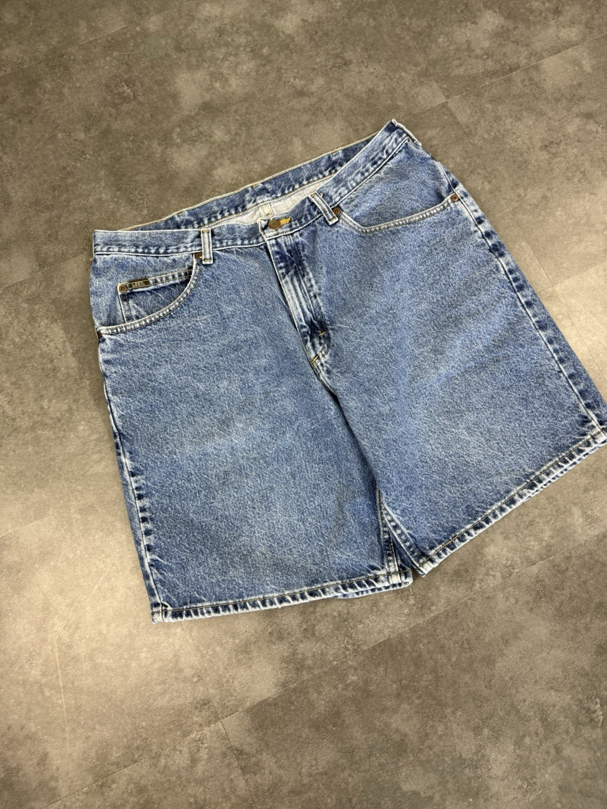 Lee Jeans Vintage Baggy Jorts 90s Y2K Denim Jeans Shorts Skater Workwear 38W