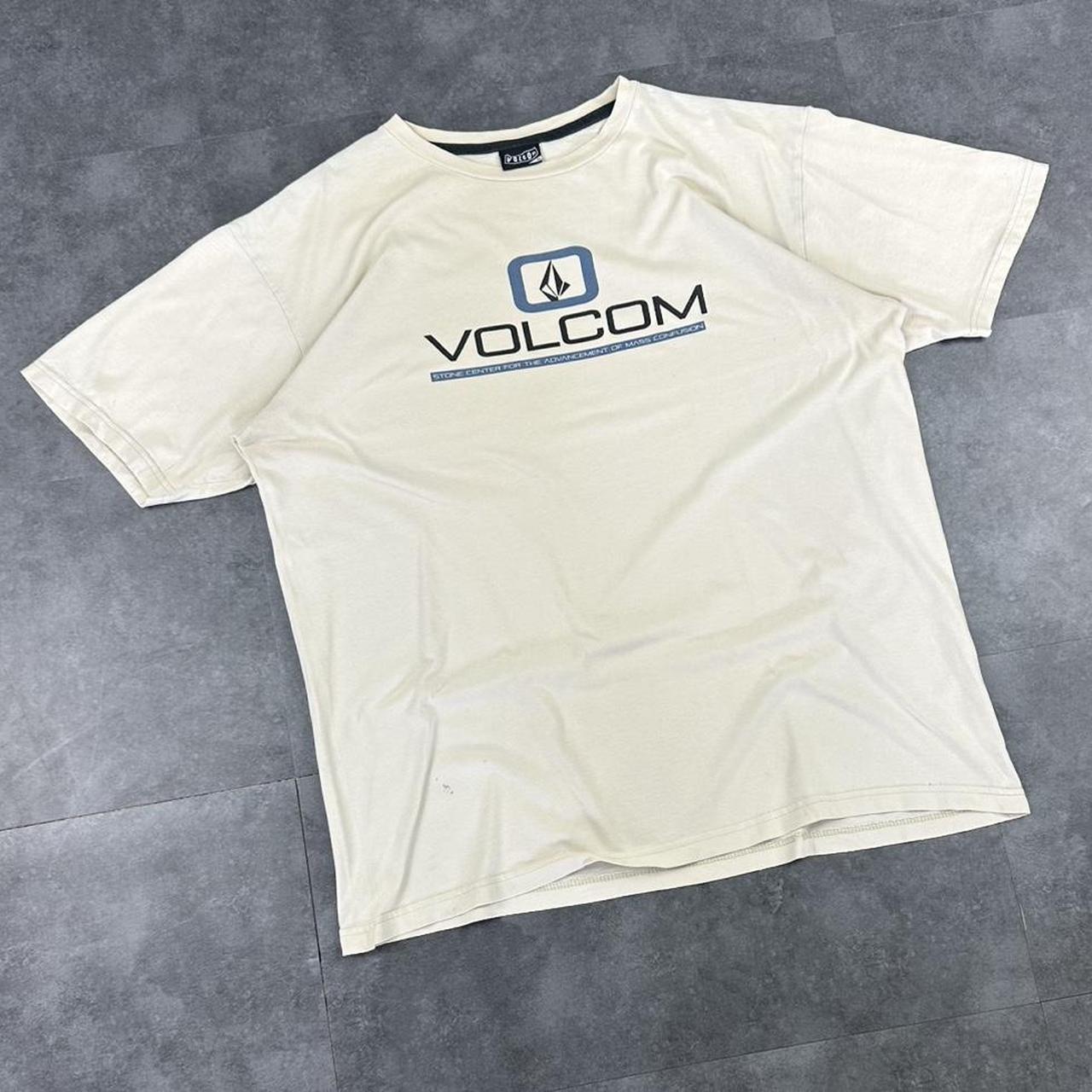 Volcom T 2000s Print logo graphic T shirt