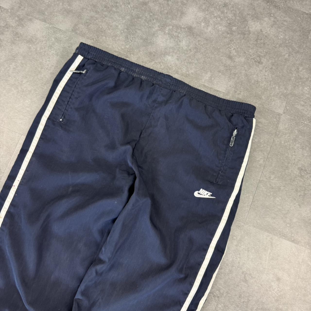 Nike 2000s baggy vintage sportswear adjustable track pants
