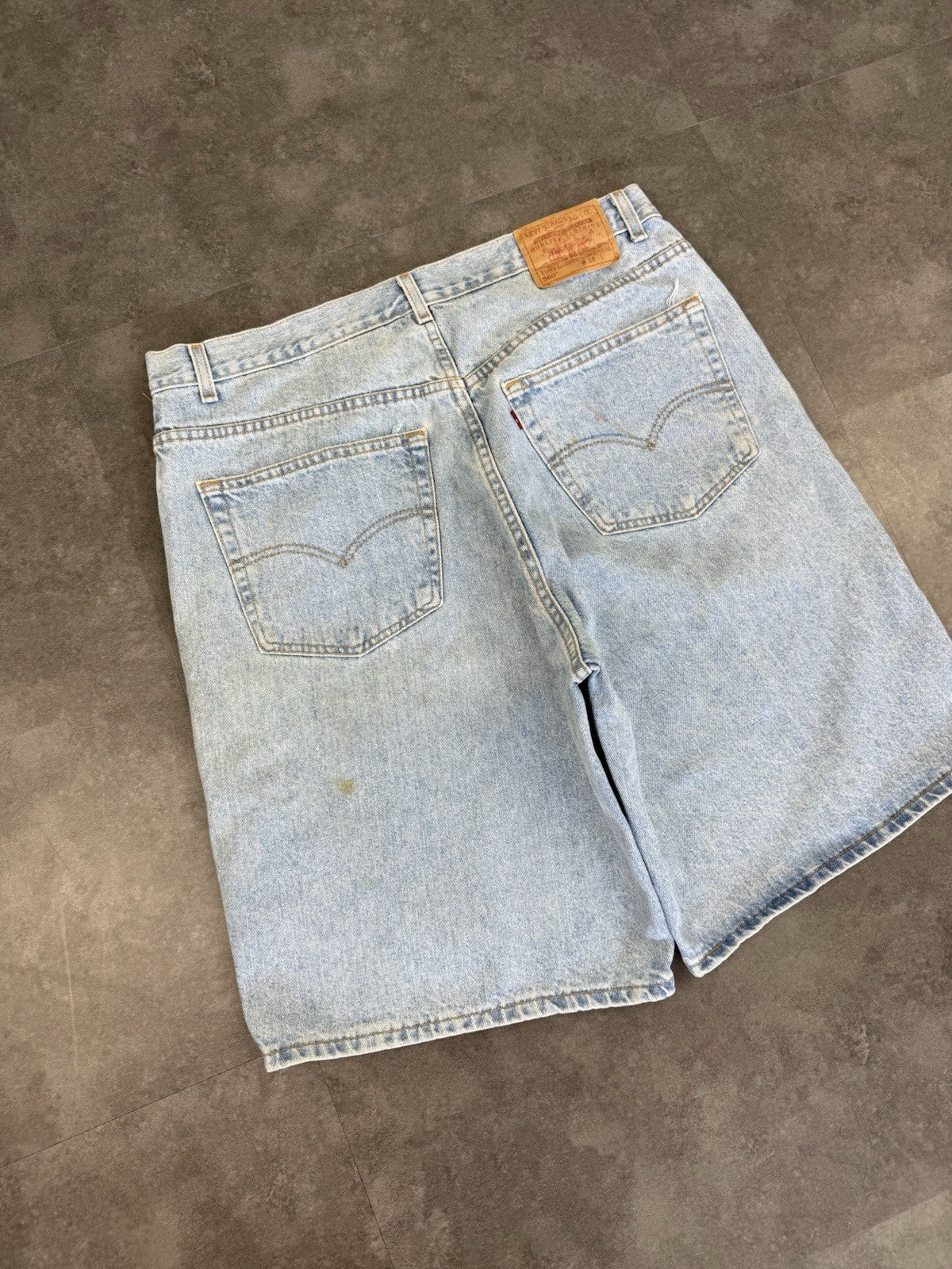 Levi's 560 Vintage Baggy Loose Jorts 90s Y2K Denim Jeans Shorts Skater 38W
