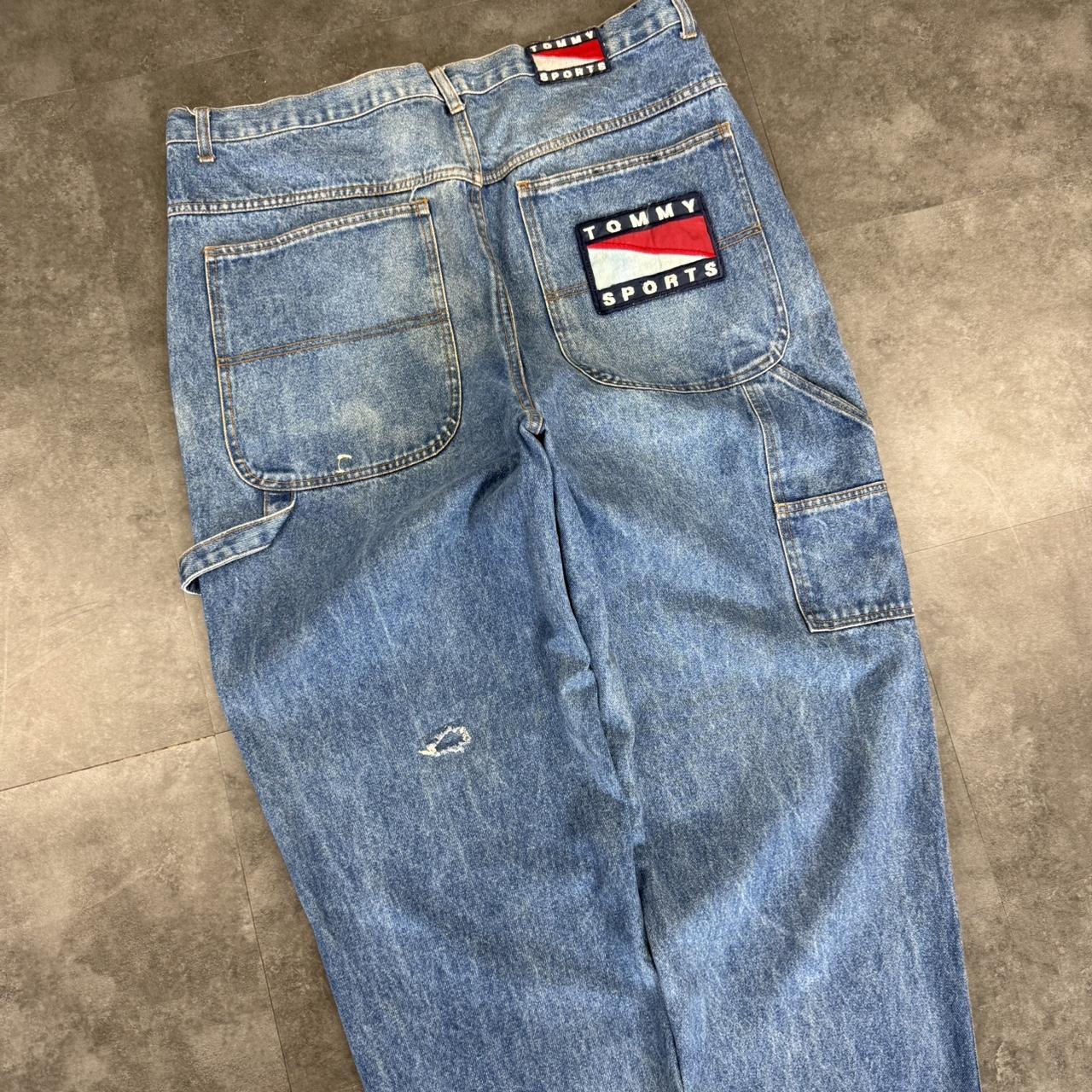 Tommy Sport 2000s USA denim Vintage skater Baggy HipHop Y2k Jeans