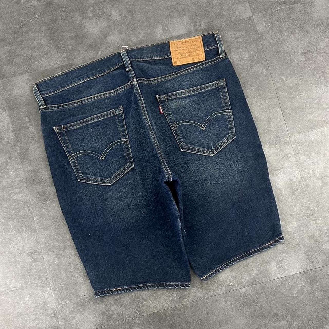Levi’s 511 2000s dungaree workwear comfort fit denim shorts jorts