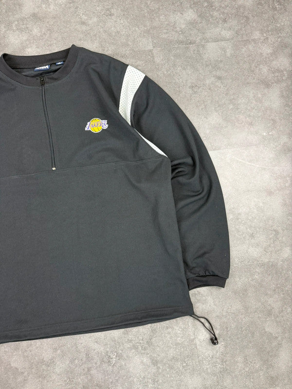 Lakers NBA 1/4 Zip Track pullover thermal breathable Sweatshirt