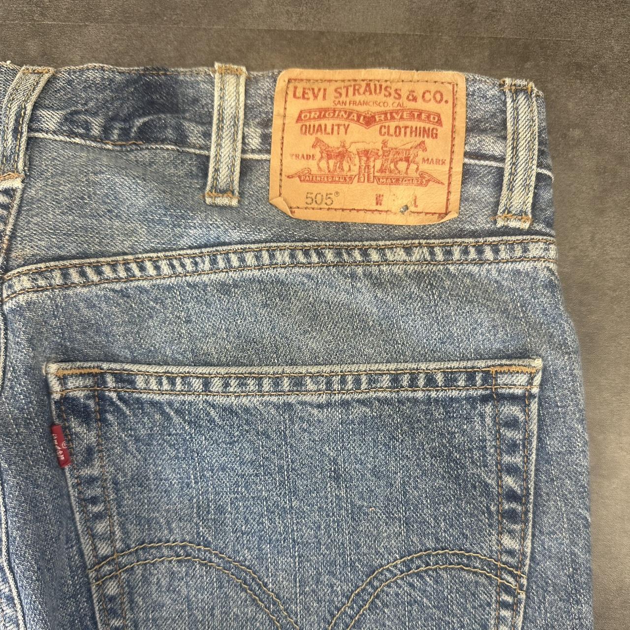 Rare Levi’s 90s red tab 505 baggy skate denim short Jorts