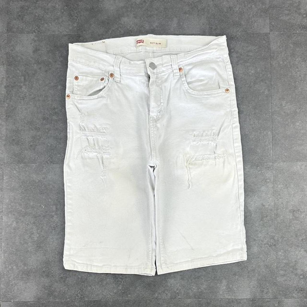 Levi’s 501 2000s dungaree workwear comfort fit denim shorts jorts